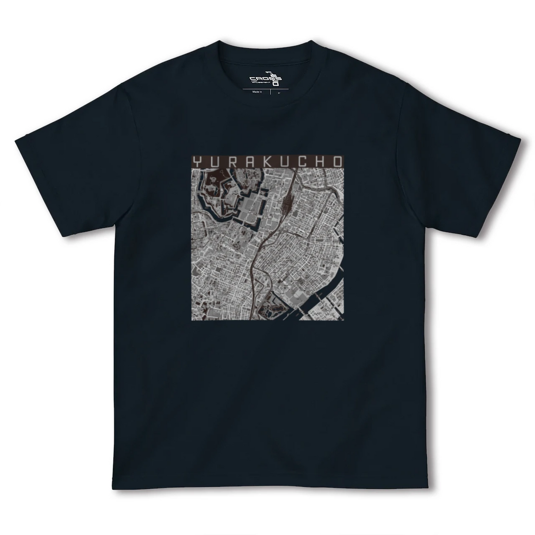 【有楽町（東京都）】地図柄ヘビーウェイトTシャツ