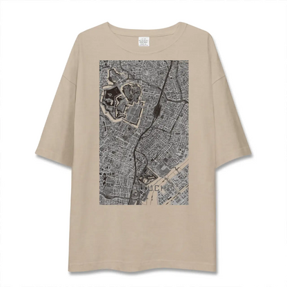 【有楽町（東京都）】地図柄ビッグシルエットTシャツ