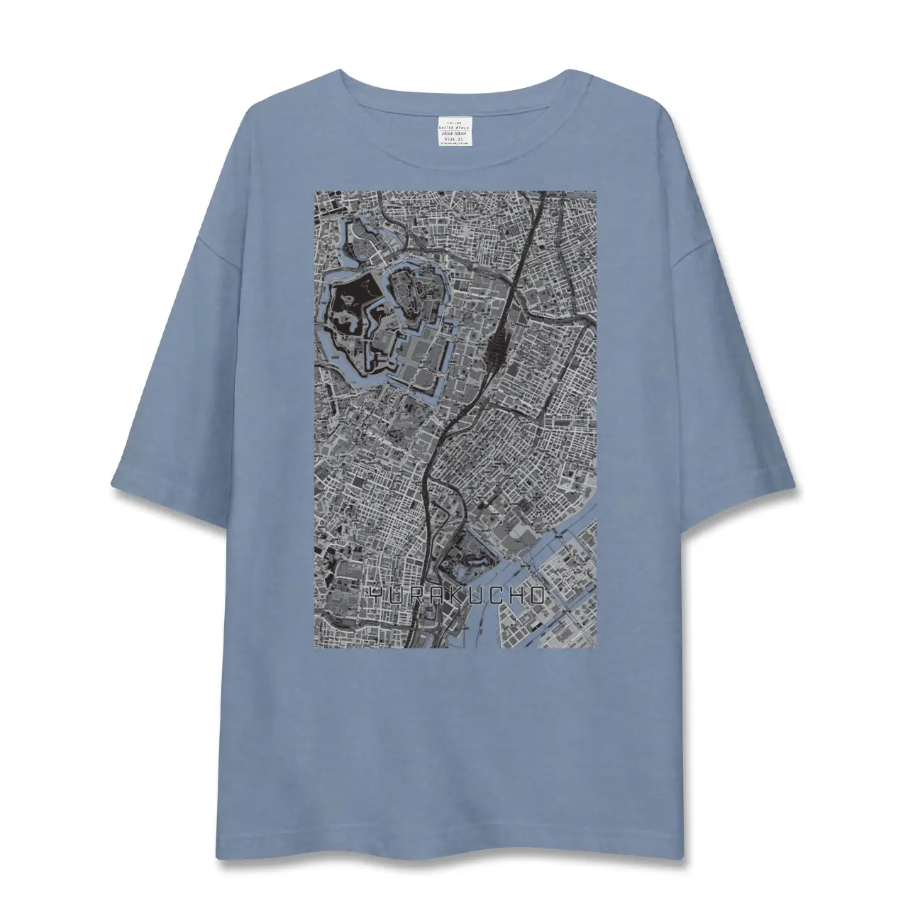 【有楽町（東京都）】地図柄ビッグシルエットTシャツ