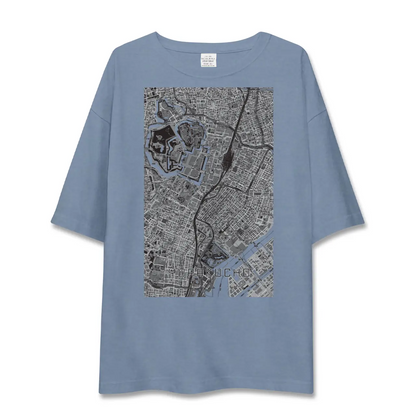 【有楽町（東京都）】地図柄ビッグシルエットTシャツ