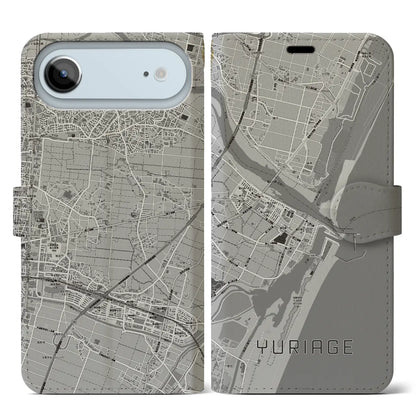 【閖上（宮城県）】地図柄iPhoneケース（手帳タイプ）