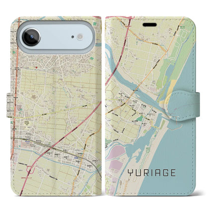 【閖上（宮城県）】地図柄iPhoneケース（手帳タイプ）