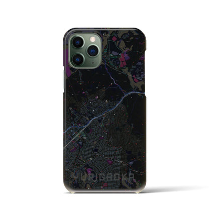 【百合ヶ丘（神奈川県）】地図柄iPhoneケース（バックカバータイプ）