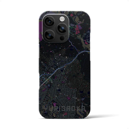 【百合ヶ丘（神奈川県）】地図柄iPhoneケース（バックカバータイプ）