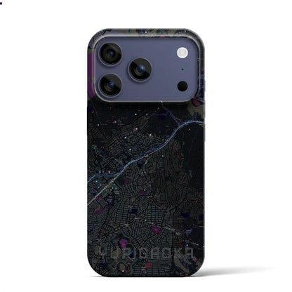 【百合ヶ丘（神奈川県）】地図柄iPhoneケース（バックカバータイプ）