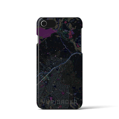 【百合ヶ丘（神奈川県）】地図柄iPhoneケース（バックカバータイプ）