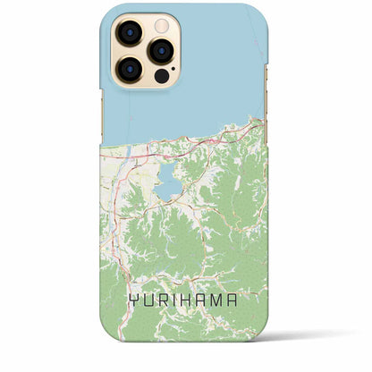 【湯梨浜（鳥取県）】地図柄iPhoneケース（バックカバータイプ）