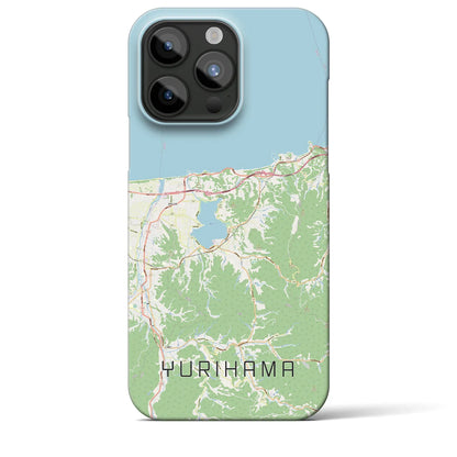 【湯梨浜（鳥取県）】地図柄iPhoneケース（バックカバータイプ）