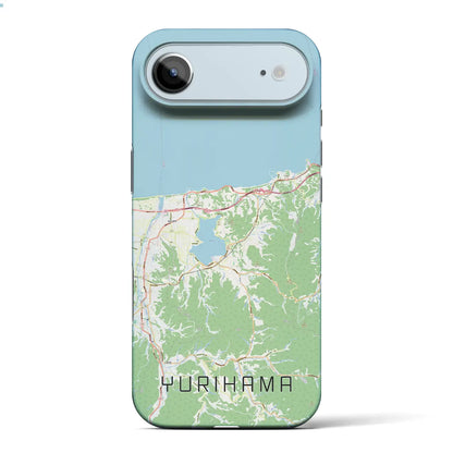 【湯梨浜（鳥取県）】地図柄iPhoneケース（バックカバータイプ）