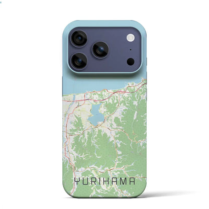 【湯梨浜（鳥取県）】地図柄iPhoneケース（バックカバータイプ）