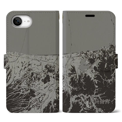 【湯梨浜（鳥取県）】地図柄iPhoneケース（手帳タイプ）