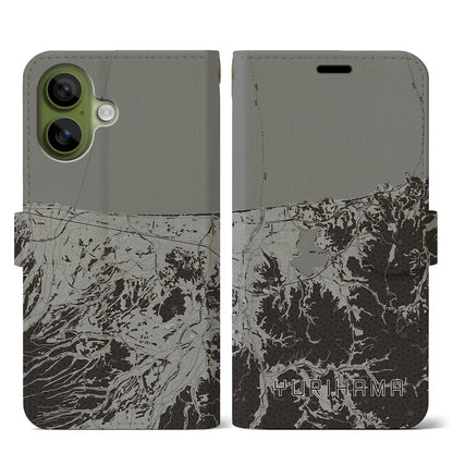 【湯梨浜（鳥取県）】地図柄iPhoneケース（手帳タイプ）