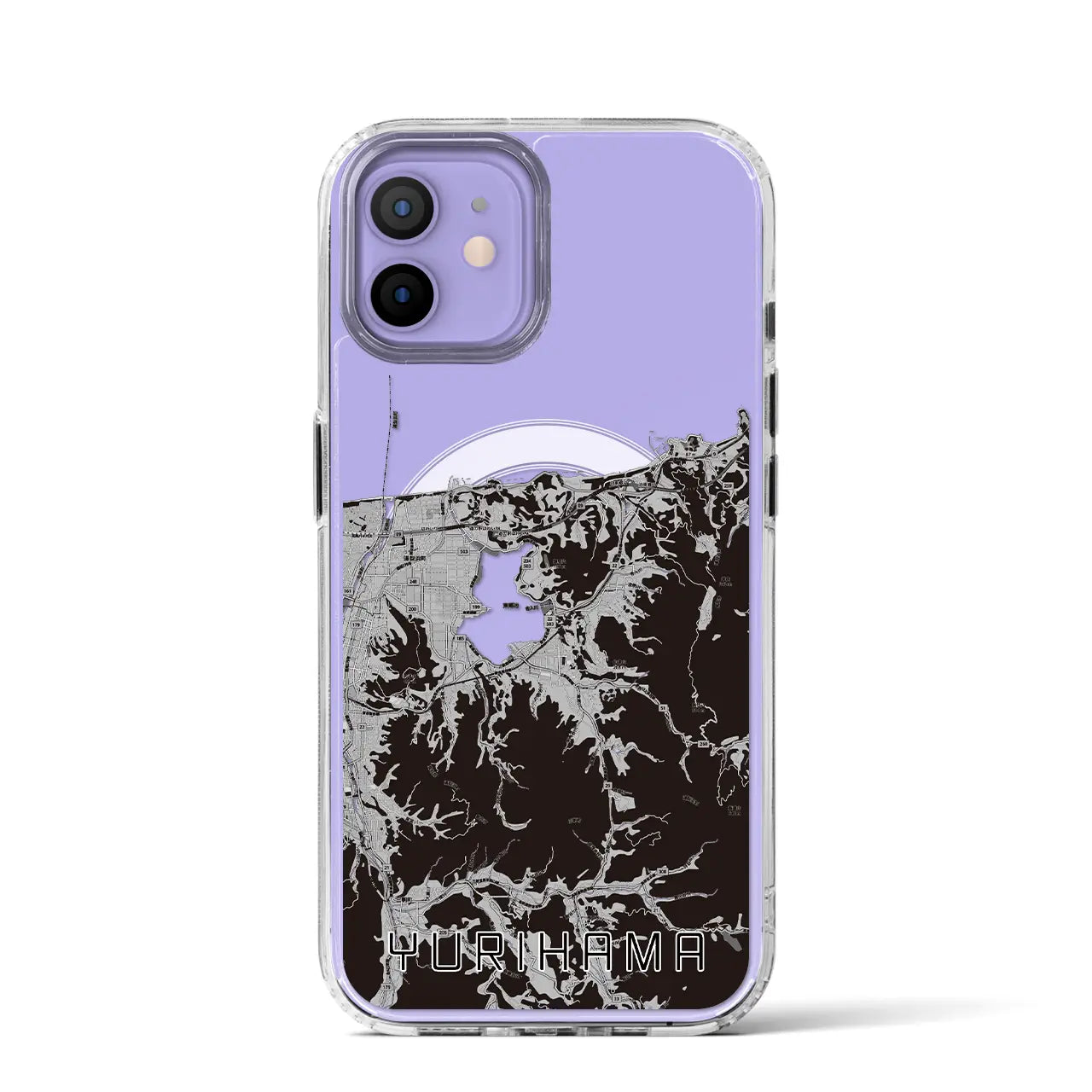 【湯梨浜（鳥取県）】地図柄iPhoneケース（MagSafeタイプ）