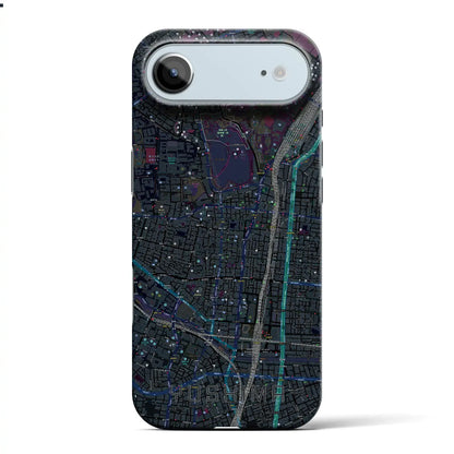 【湯島（東京都）】地図柄iPhoneケース（バックカバータイプ）