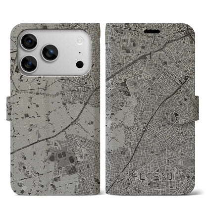 【祐天寺（東京都）】地図柄iPhoneケース（手帳タイプ）