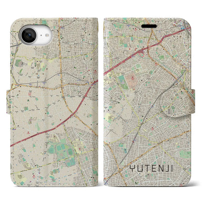 【祐天寺（東京都）】地図柄iPhoneケース（手帳タイプ）