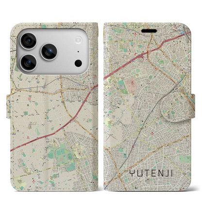 【祐天寺（東京都）】地図柄iPhoneケース（手帳タイプ）