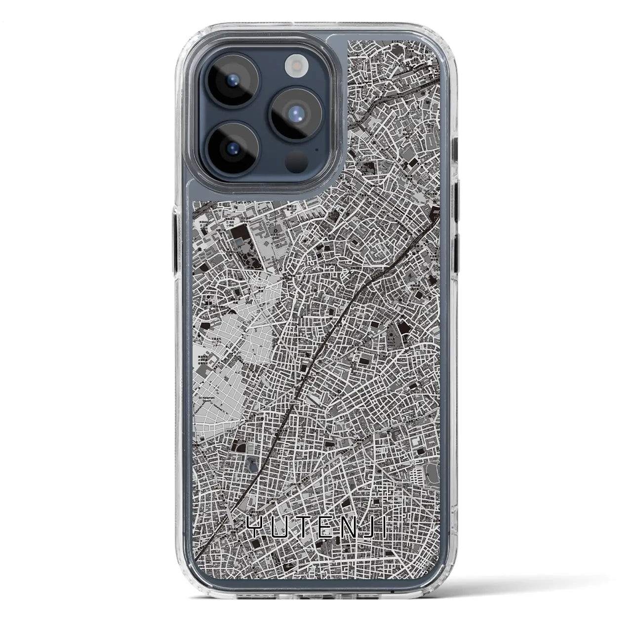 【祐天寺（東京都）】地図柄iPhoneケース（MagSafeタイプ）