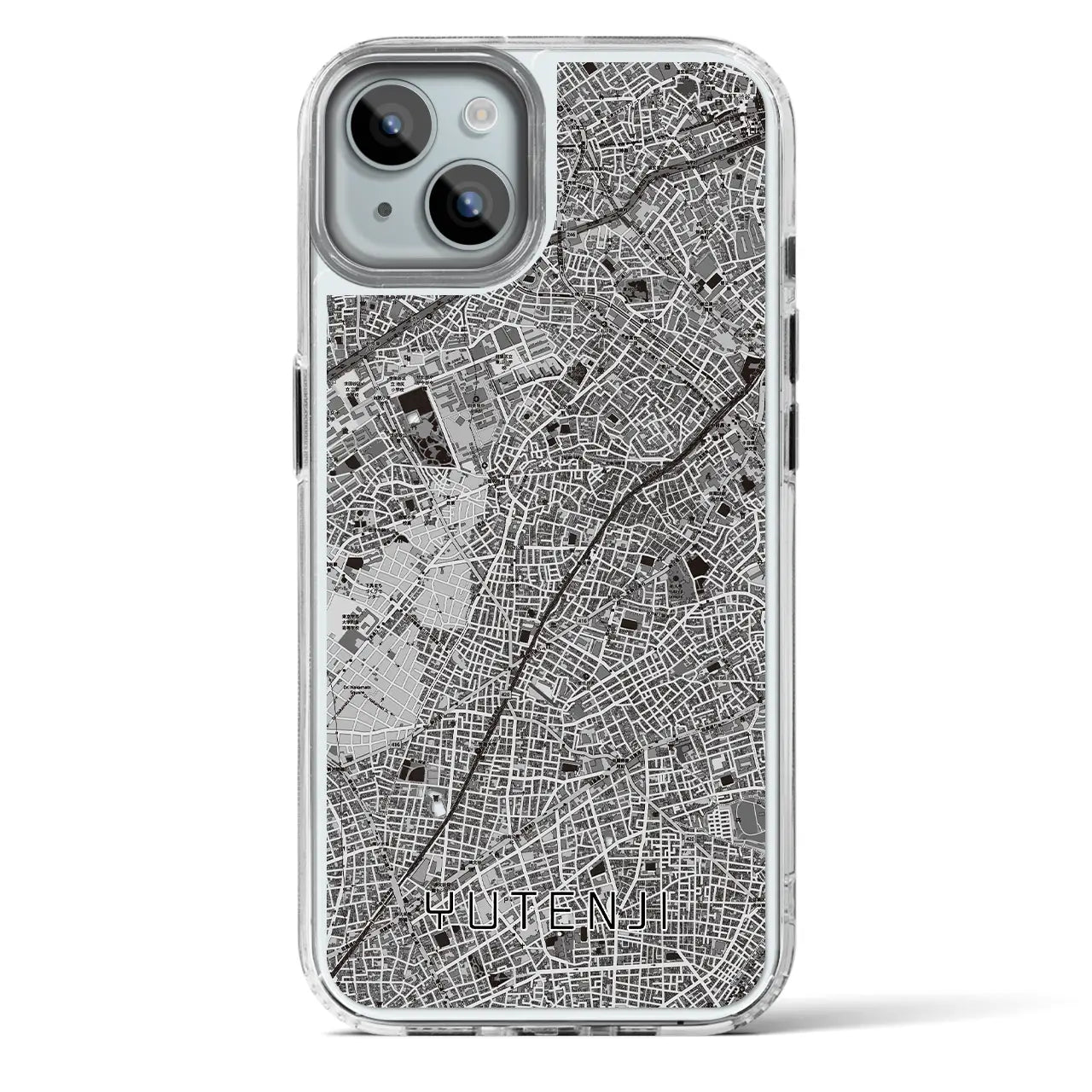 【祐天寺（東京都）】地図柄iPhoneケース（MagSafeタイプ）