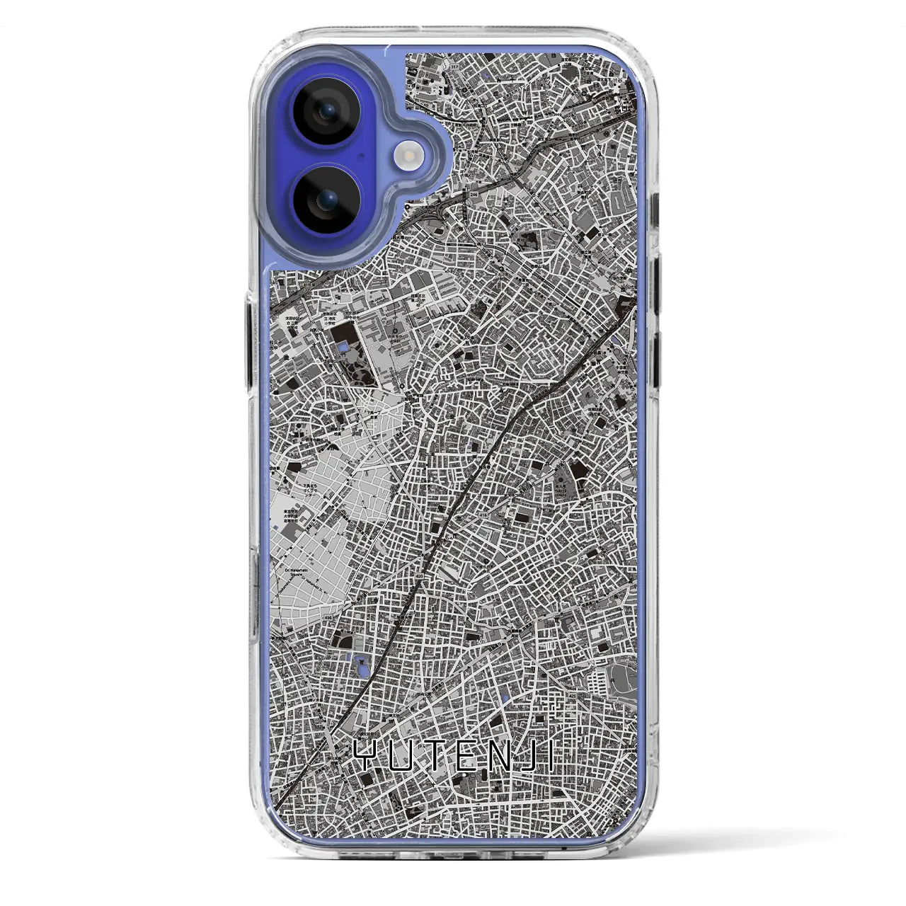 【祐天寺（東京都）】地図柄iPhoneケース（MagSafeタイプ）