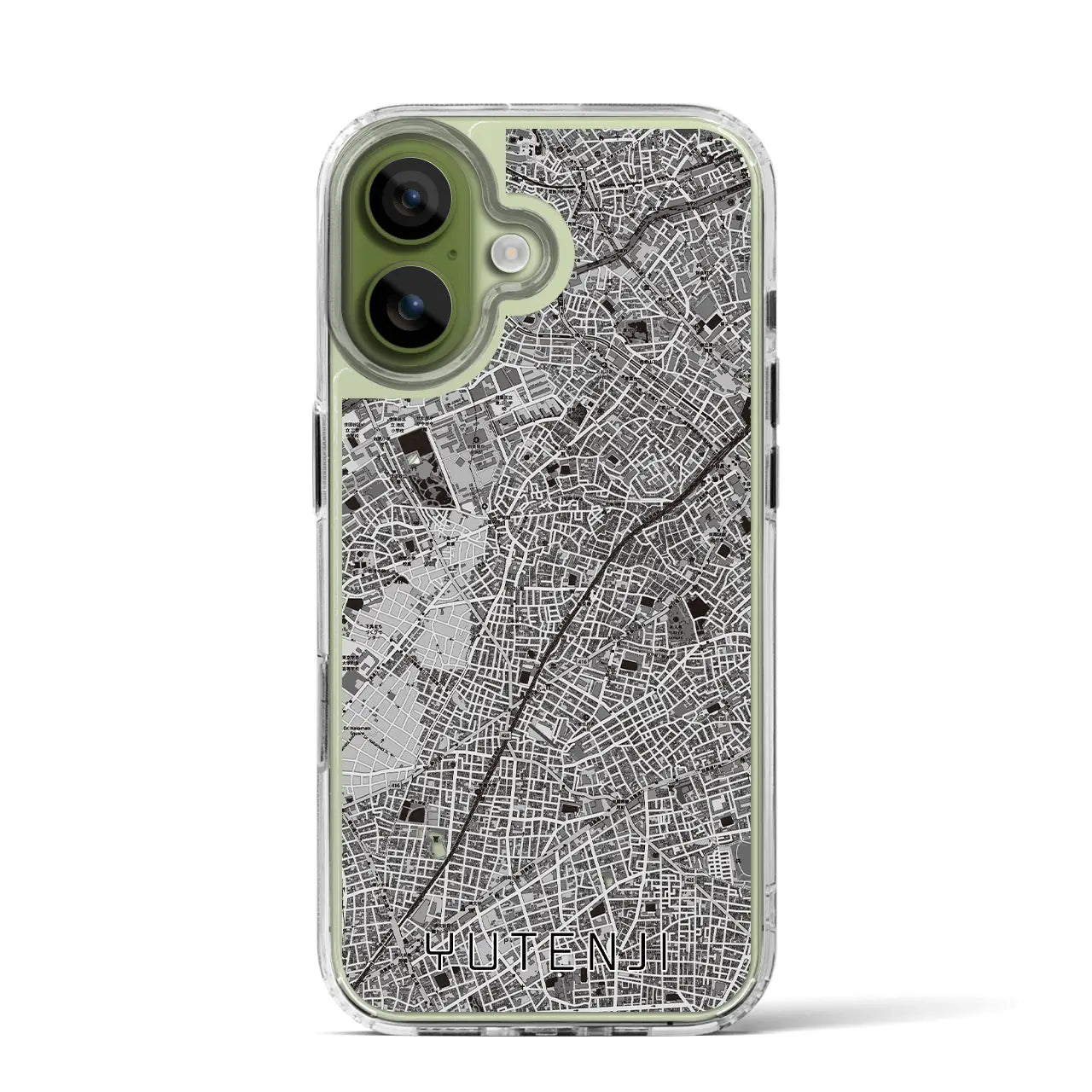 【祐天寺（東京都）】地図柄iPhoneケース（MagSafeタイプ）