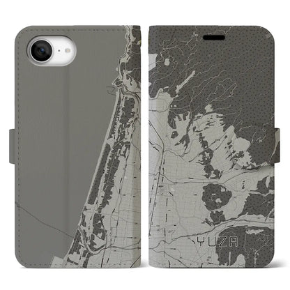 【遊佐（山形県）】地図柄iPhoneケース（手帳タイプ）