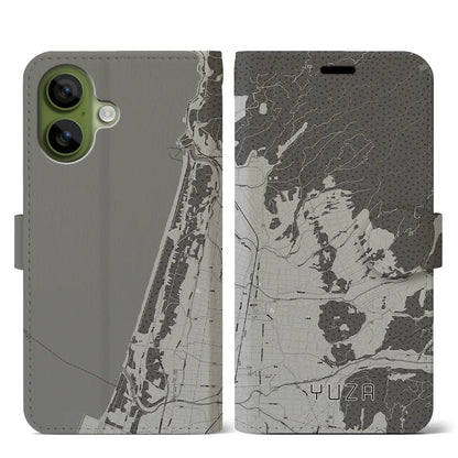 【遊佐（山形県）】地図柄iPhoneケース（手帳タイプ）