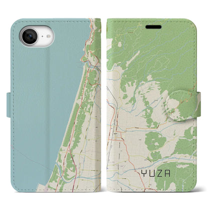 【遊佐（山形県）】地図柄iPhoneケース（手帳タイプ）