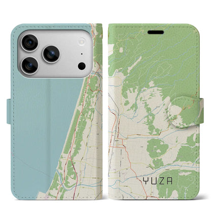 【遊佐（山形県）】地図柄iPhoneケース（手帳タイプ）