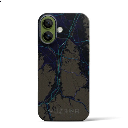 【湯沢（秋田県）】地図柄iPhoneケース（バックカバータイプ）