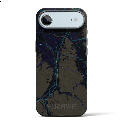 【湯沢（秋田県）】地図柄iPhoneケース（バックカバータイプ）