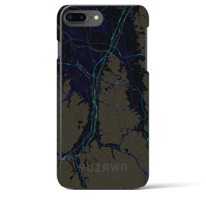 【湯沢（秋田県）】地図柄iPhoneケース（バックカバータイプ）