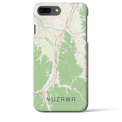 【湯沢（秋田県）】地図柄iPhoneケース（バックカバータイプ）