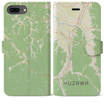 【湯沢（秋田県）】地図柄iPhoneケース（手帳タイプ）モノトーン・iPhone XR 用