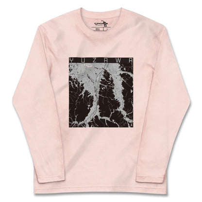 【湯沢（秋田県）】地図柄ロングスリーブTシャツ