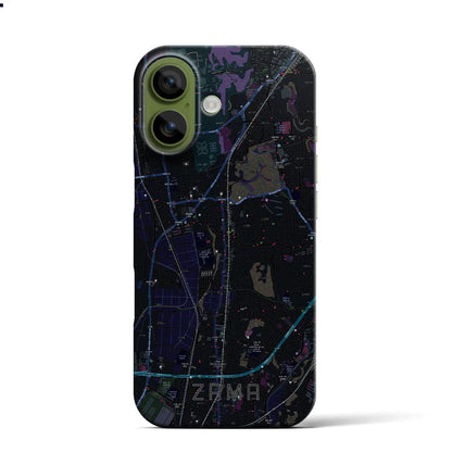 【座間（神奈川県）】地図柄iPhoneケース（バックカバータイプ）