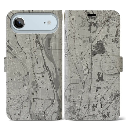 【座間（神奈川県）】地図柄iPhoneケース（手帳タイプ）