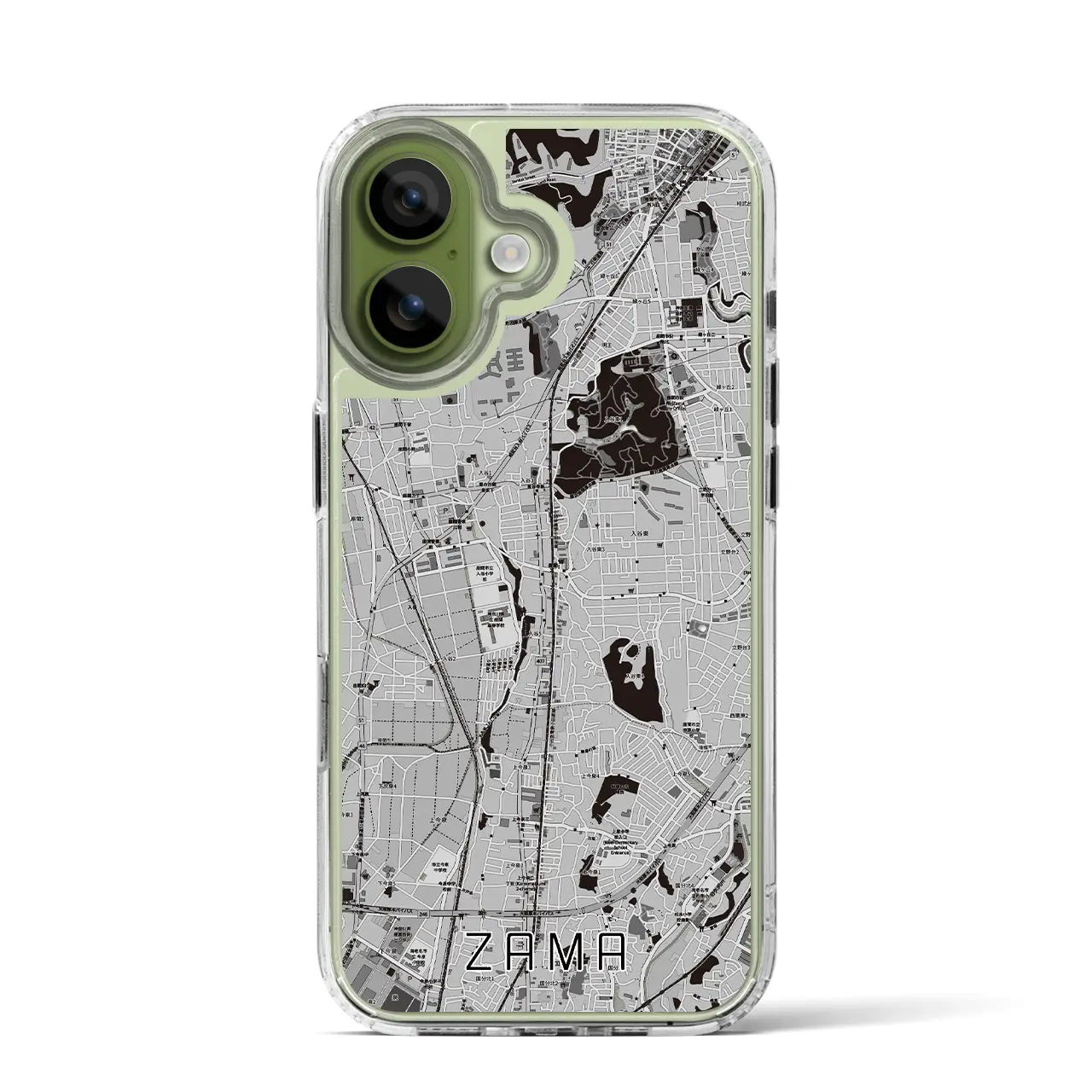 【座間（神奈川県）】地図柄iPhoneケース（MagSafeタイプ）