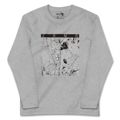 【座間（神奈川県）】地図柄ロングスリーブTシャツ