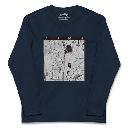 【座間（神奈川県）】地図柄ロングスリーブTシャツ