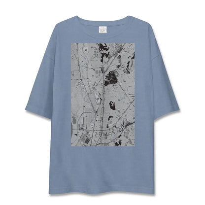 【座間（神奈川県）】地図柄ビッグシルエットTシャツ