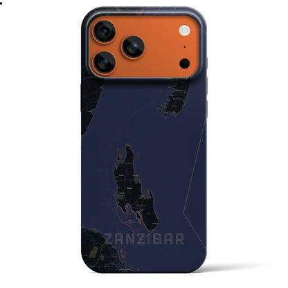 【ザンジバル（タンザニア）】地図柄iPhoneケース（バックカバータイプ）