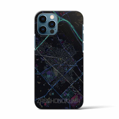 【雑餉隈（福岡県）】地図柄iPhoneケース（バックカバータイプ）