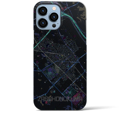 【雑餉隈（福岡県）】地図柄iPhoneケース（バックカバータイプ）