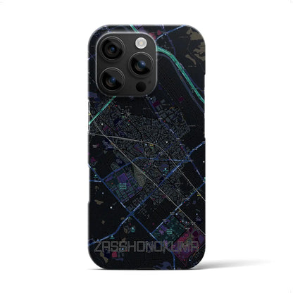 【雑餉隈（福岡県）】地図柄iPhoneケース（バックカバータイプ）