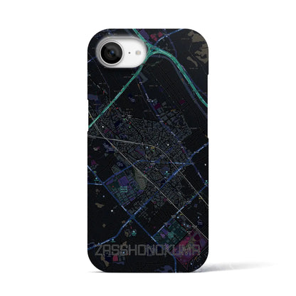 【雑餉隈（福岡県）】地図柄iPhoneケース（バックカバータイプ）