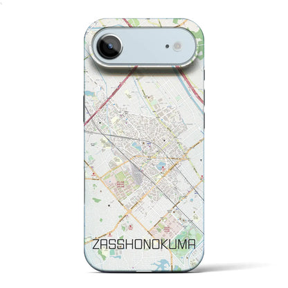 【雑餉隈（福岡県）】地図柄iPhoneケース（バックカバータイプ）