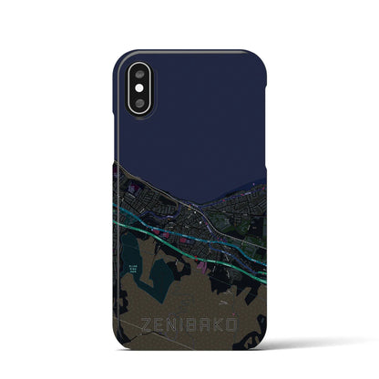 【銭函（北海道）】地図柄iPhoneケース（バックカバータイプ）