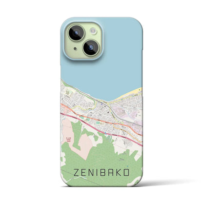 【銭函（北海道）】地図柄iPhoneケース（バックカバータイプ）