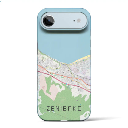 【銭函（北海道）】地図柄iPhoneケース（バックカバータイプ）